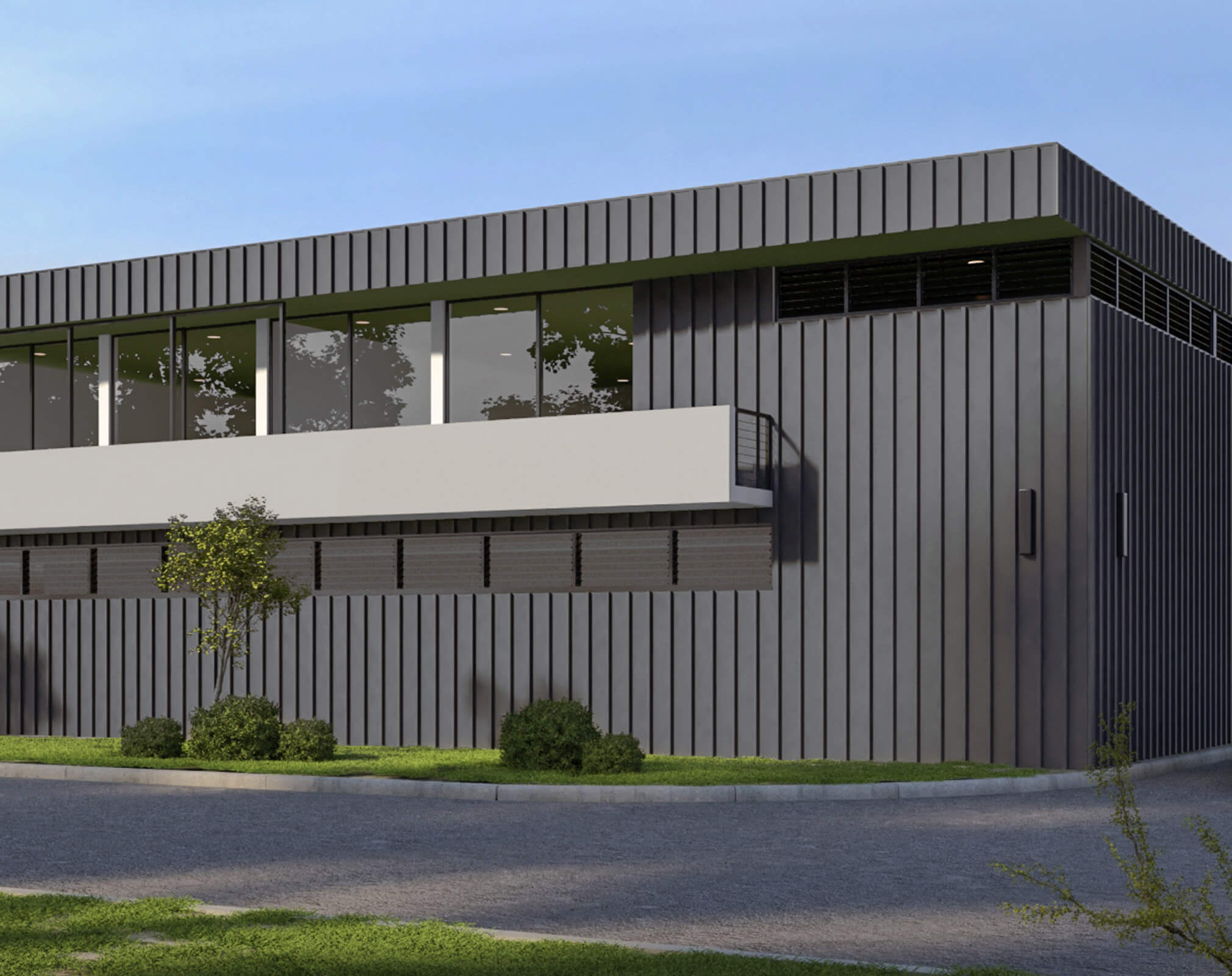 Aluminium Click-on Cladding