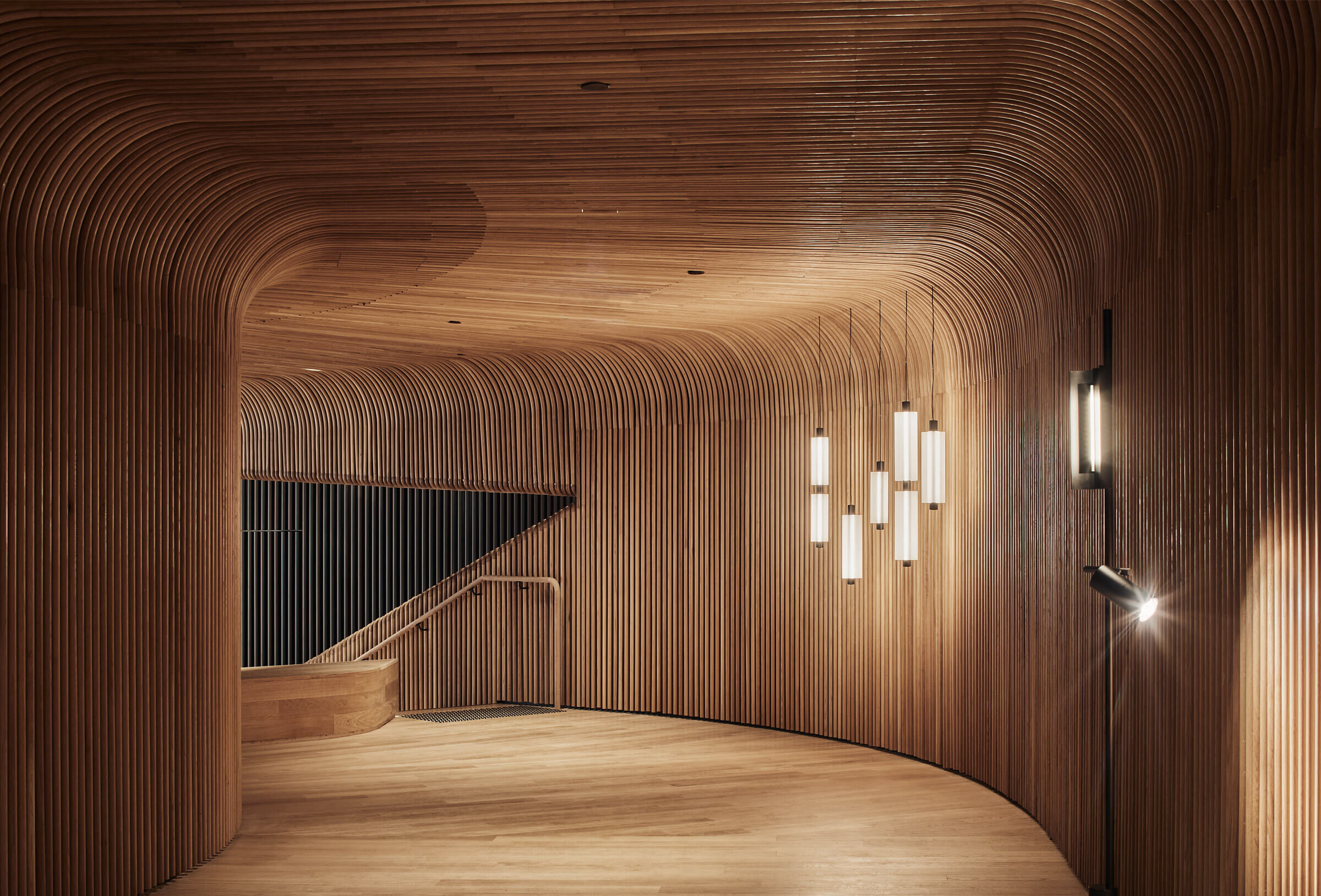 Sculptform Design Studio curved timber