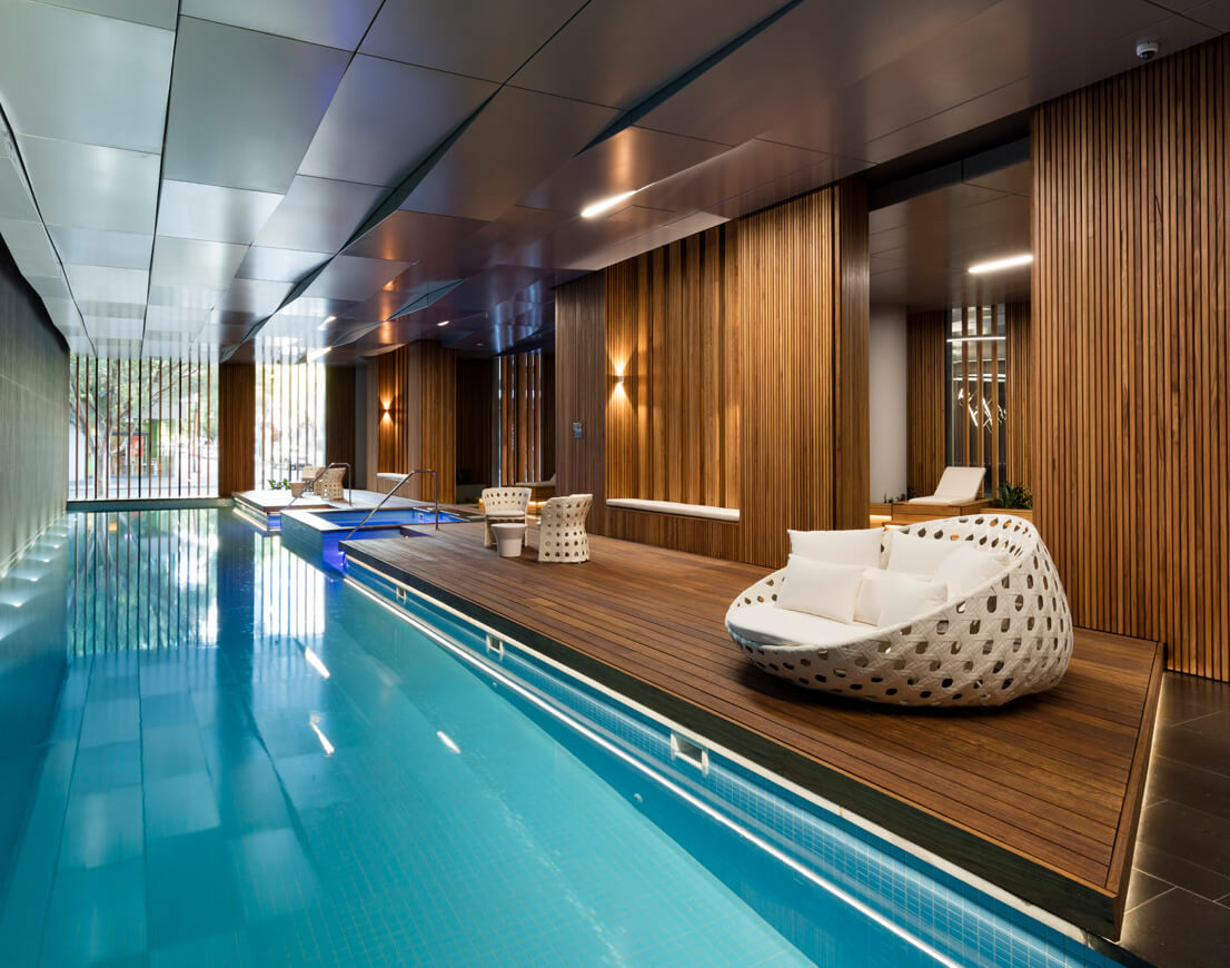 Designing with timber in wet areas