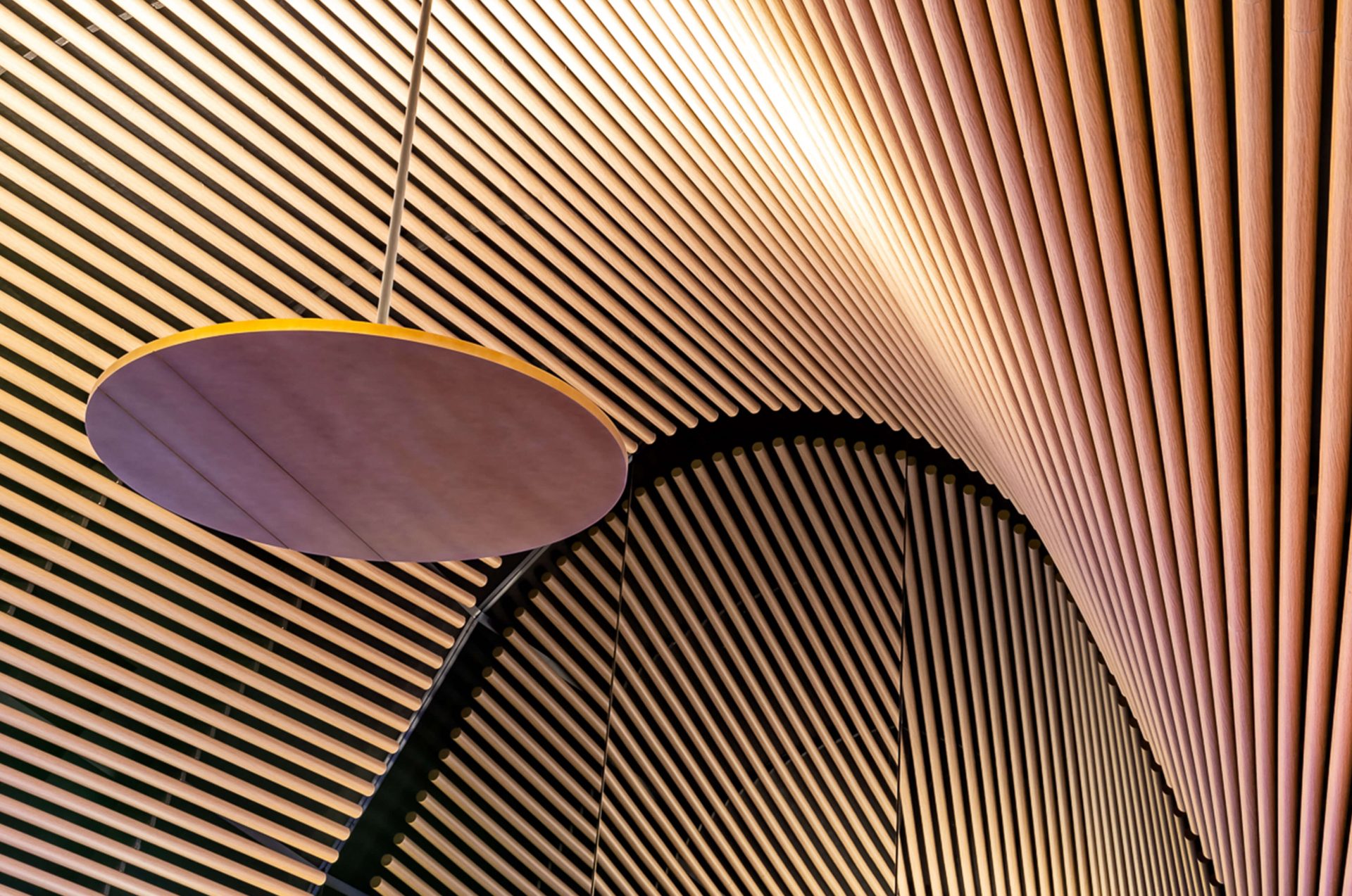 Wood Finish Aluminium Sculptform