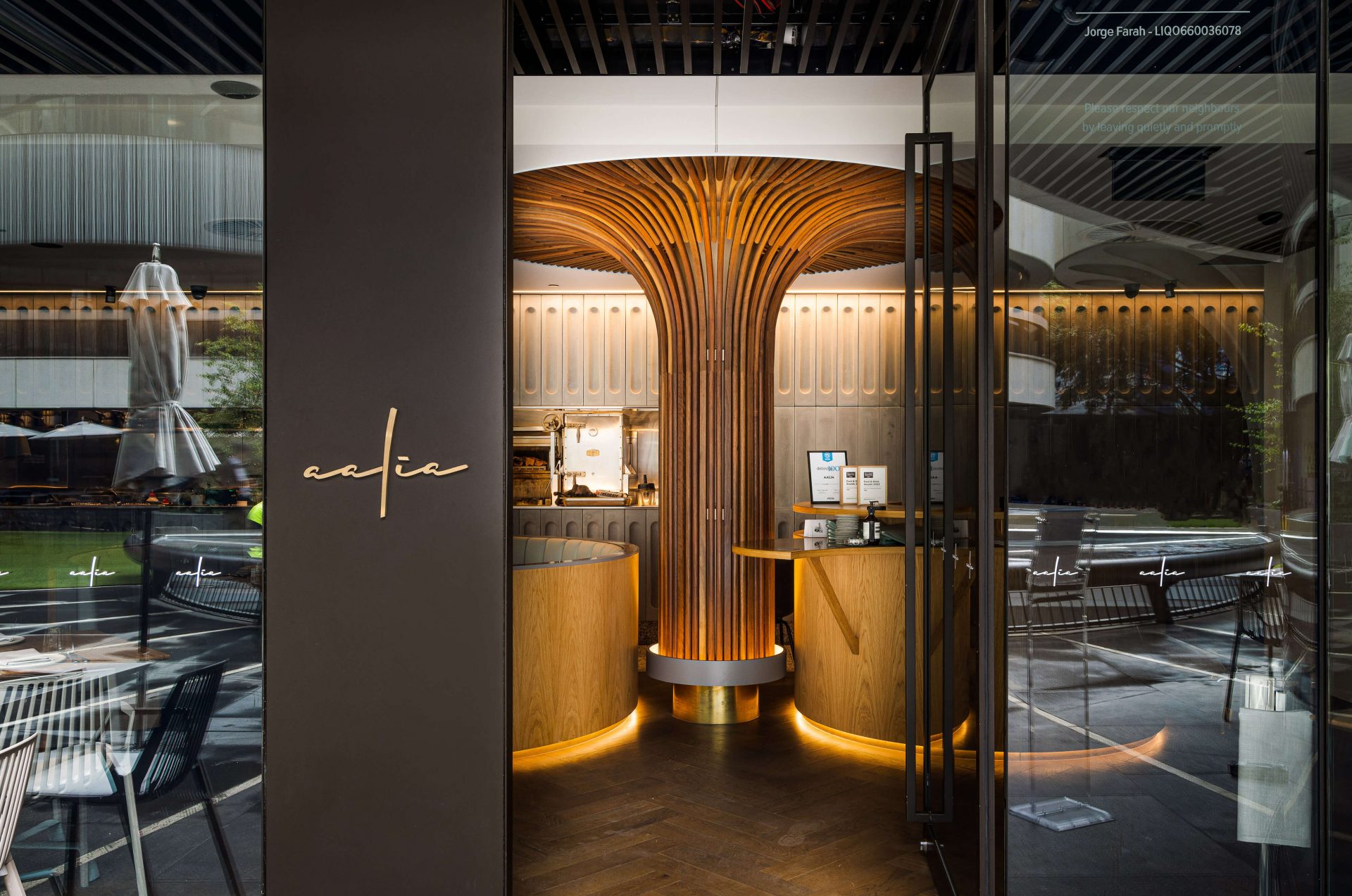 Aalia Restaurant - Sculptform